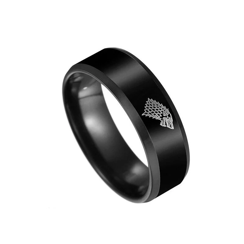 Bague Viking Loup Fenrir