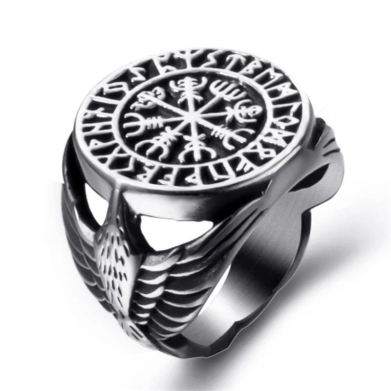Bague Viking Vegvisir
