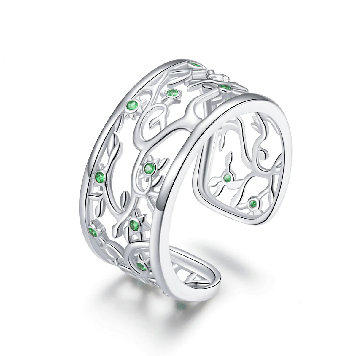 Bague Arbre De Vie Céleste En Argent 925