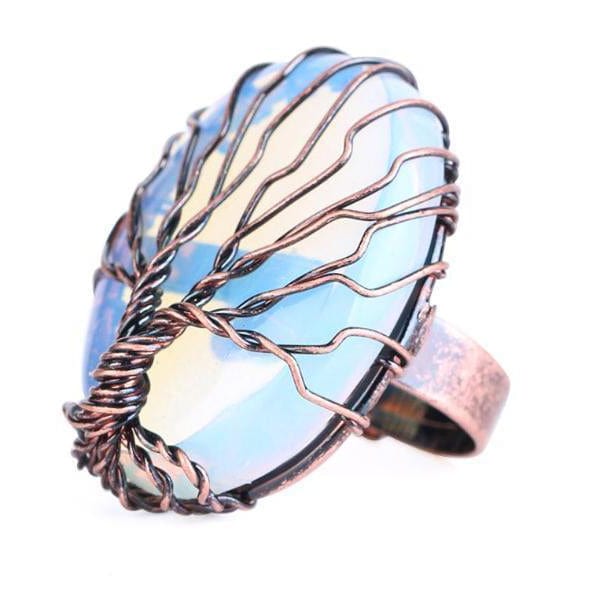 Bague Arbre de vie Et Pierre - Image 3