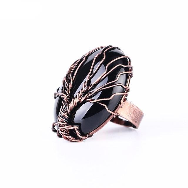 Bague Arbre de vie Et Pierre - Image 5