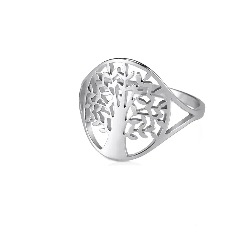 Bague Arbre de Clarté - Argentée