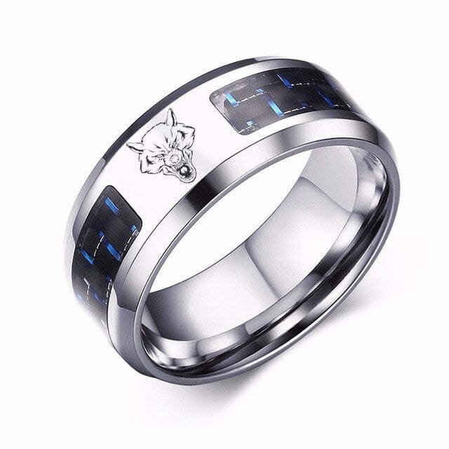 Bague Viking Loup Fenrir