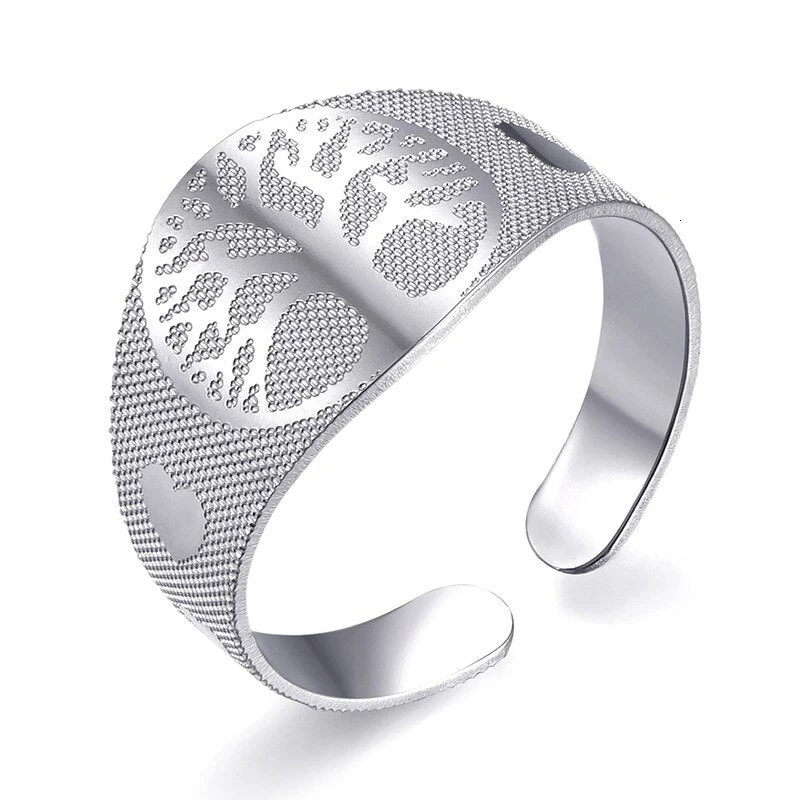 Bague Arbre de vie Et Coeur