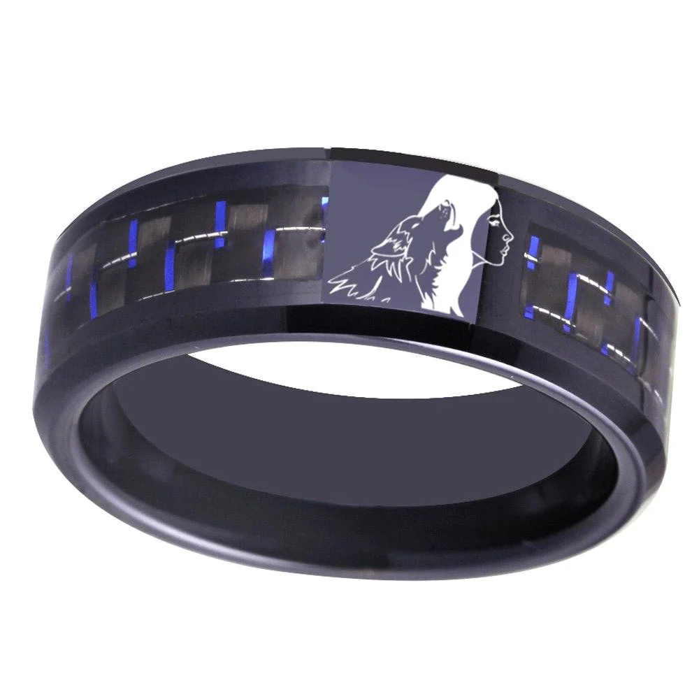 Bague Viking Loup Fenrir