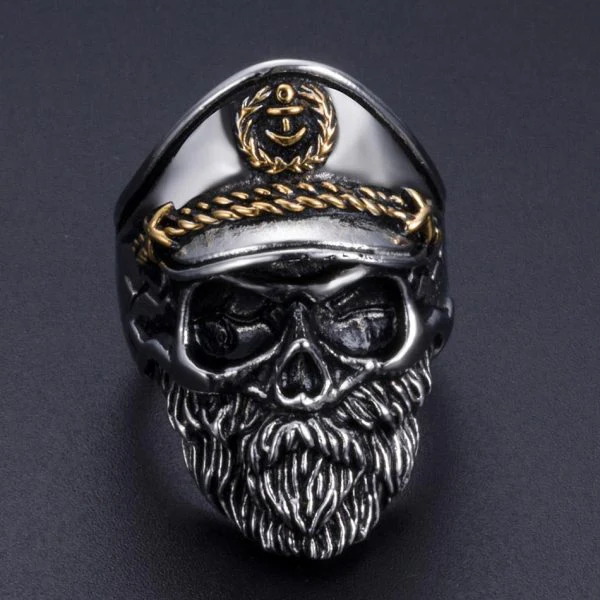 Bague Crâne de Capitaine - Image 2