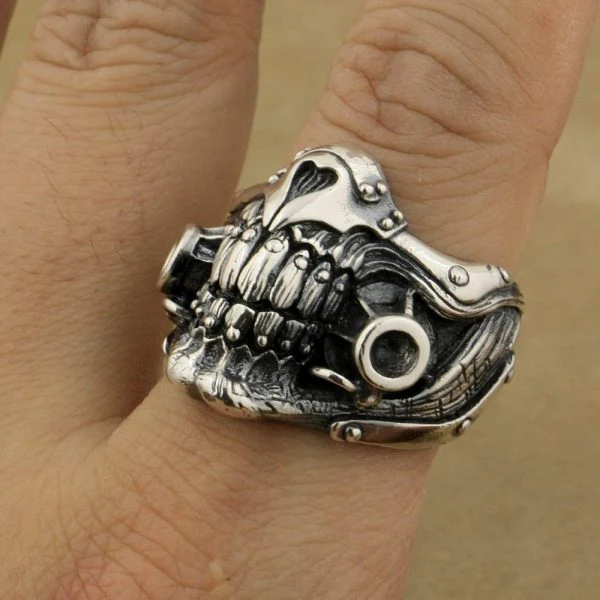 Bague Crâne du Poids des Âmes - Image 2