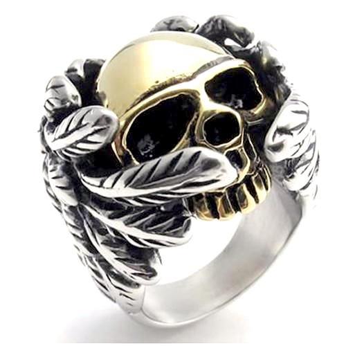 Bague Crâne Épineux