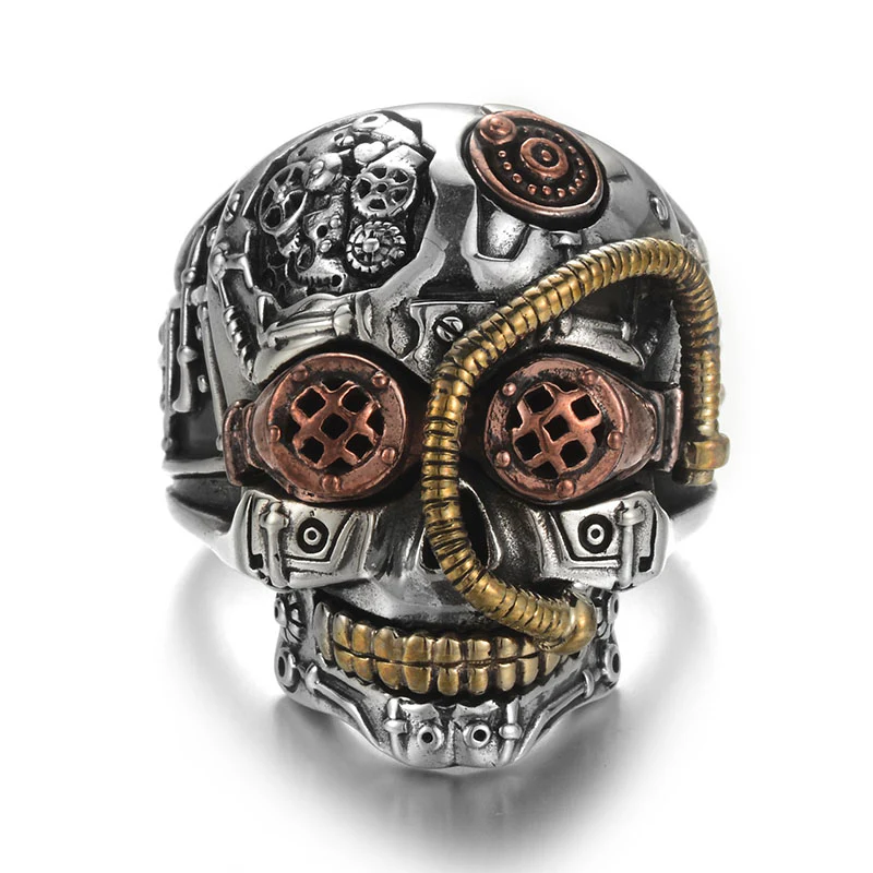 Bague Crâne Steampunk