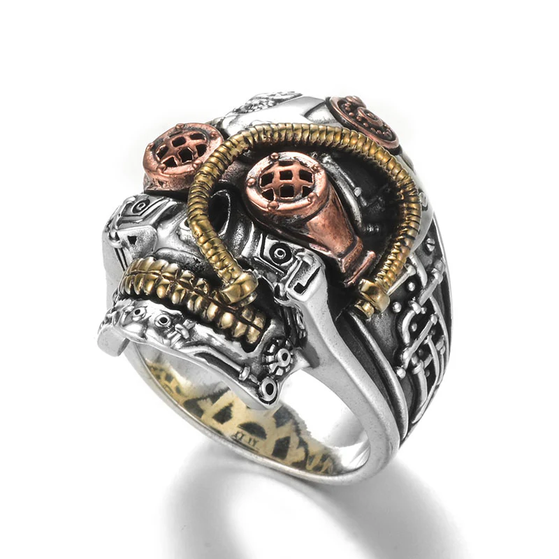 Bague Crâne Steampunk - Image 2