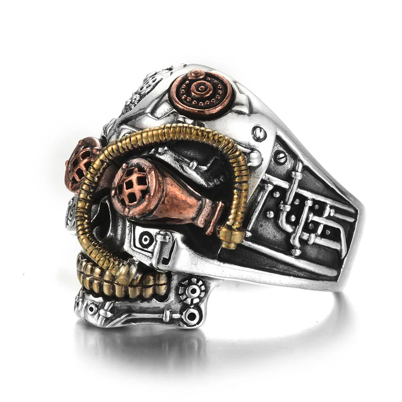Bague Crâne Steampunk - Image 3
