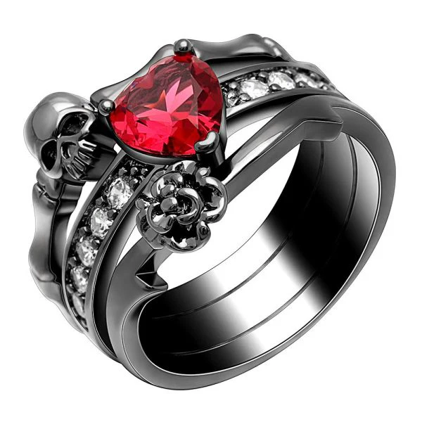 Bague d'Amour Coeur De Hel - Image 2