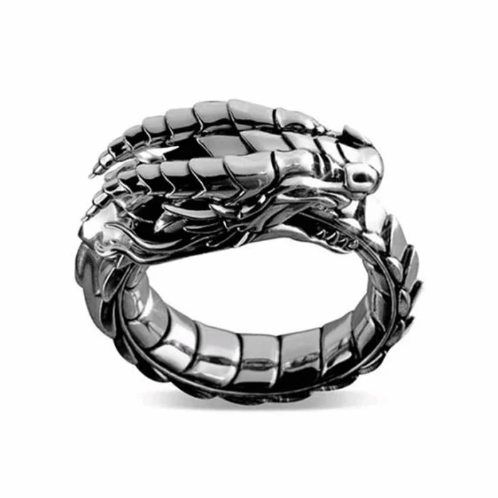 Anneau Ouroboros (Acier) - Image 3