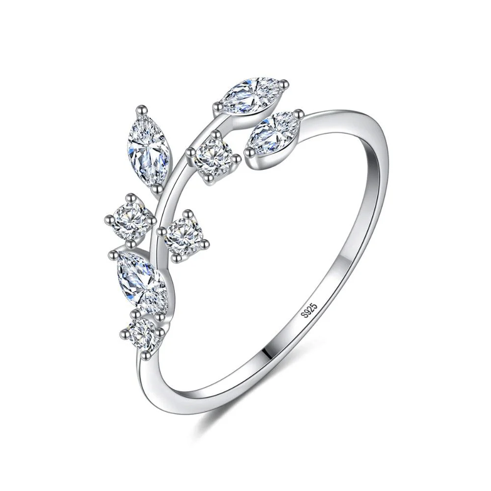 Bague Arbre De Vie En Argent Et Zircons