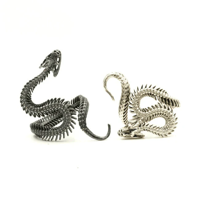 Bague Viking Squelettes de Serpents - Image 2