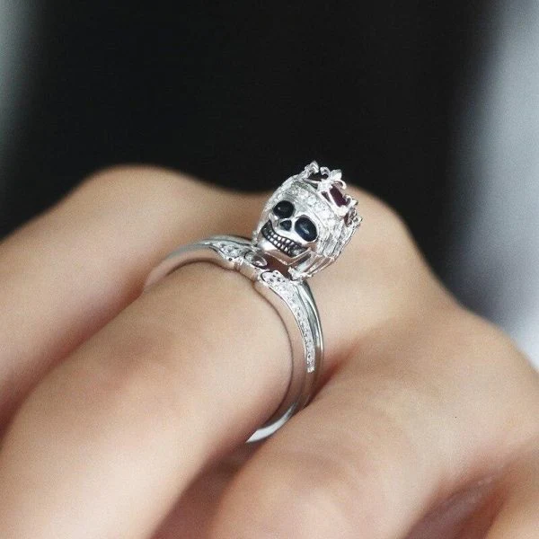 Bague du Roi Démon en Acier - Image 4