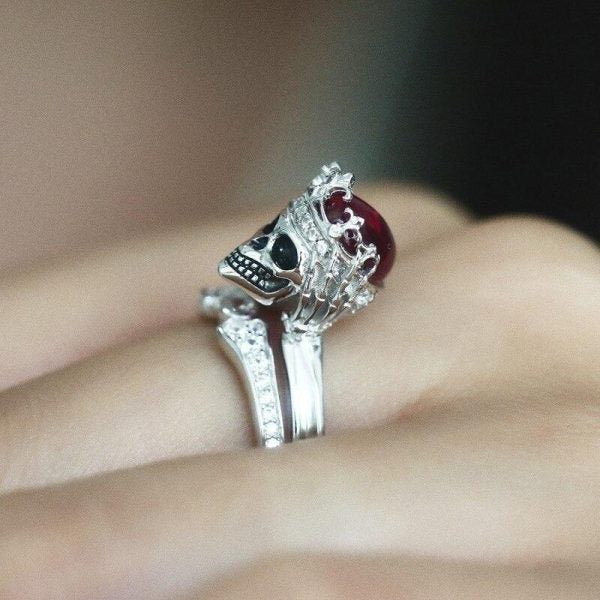 Bague du Roi Démon en Acier - Image 5