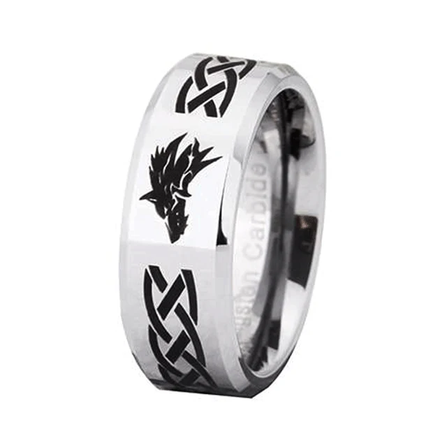 Bague Viking Loup Fenrir