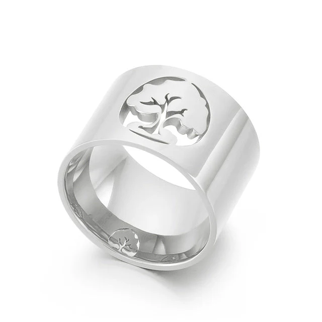 Bague Arbre De Vie En Acier Inoxydable - Image 2