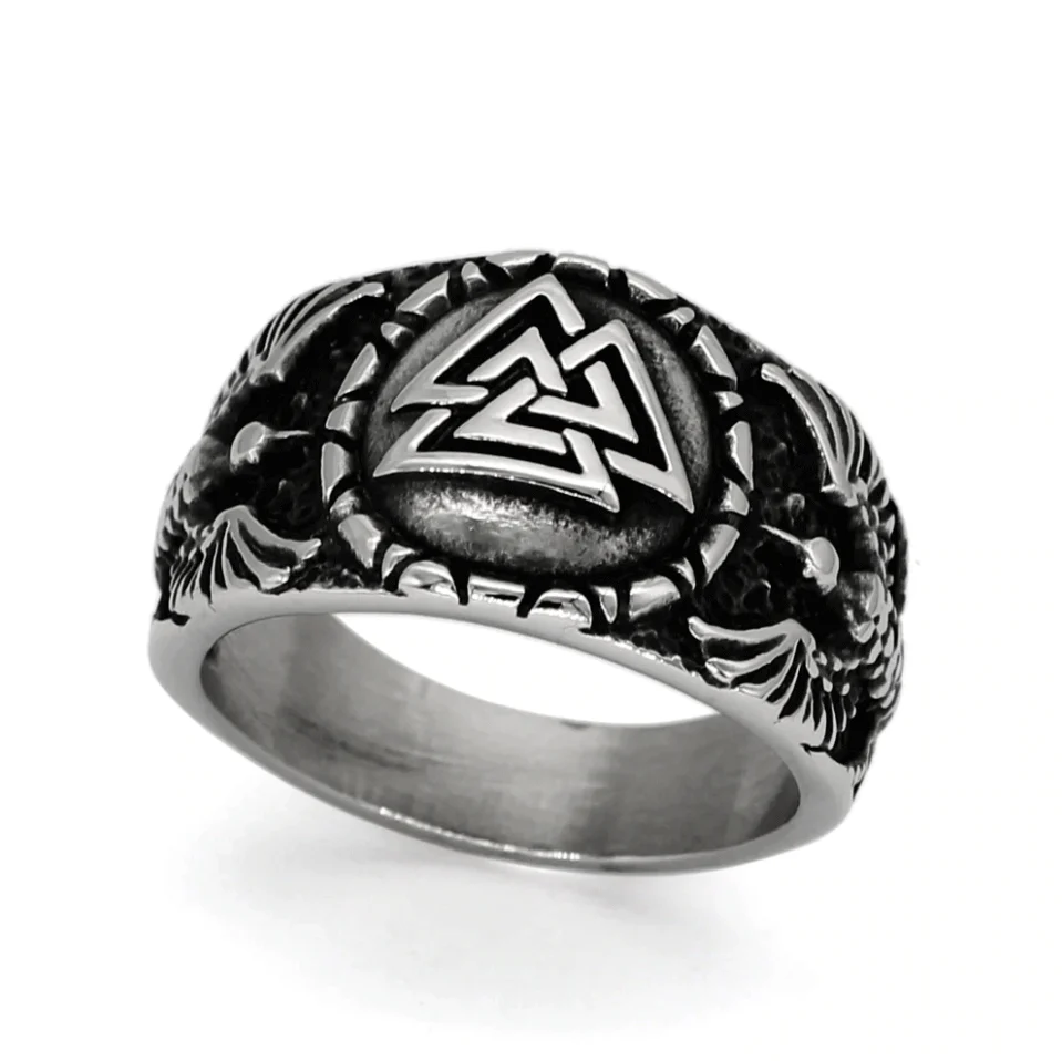 Bague Viking Valknut