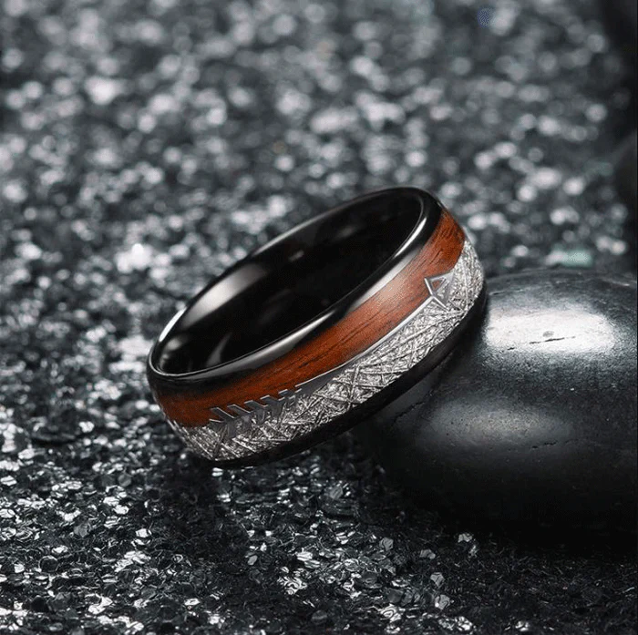 Bague Viking Flèche d'argent - Image 2