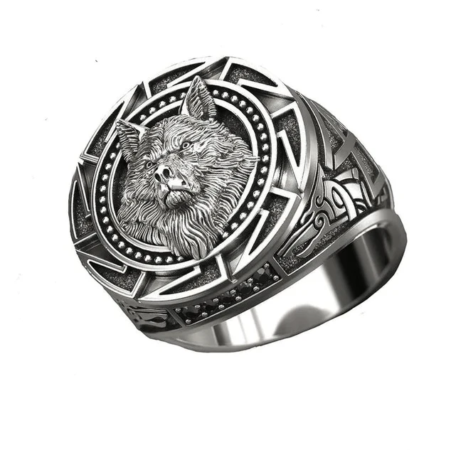 Bague Viking Loup Fenrir - Image 2