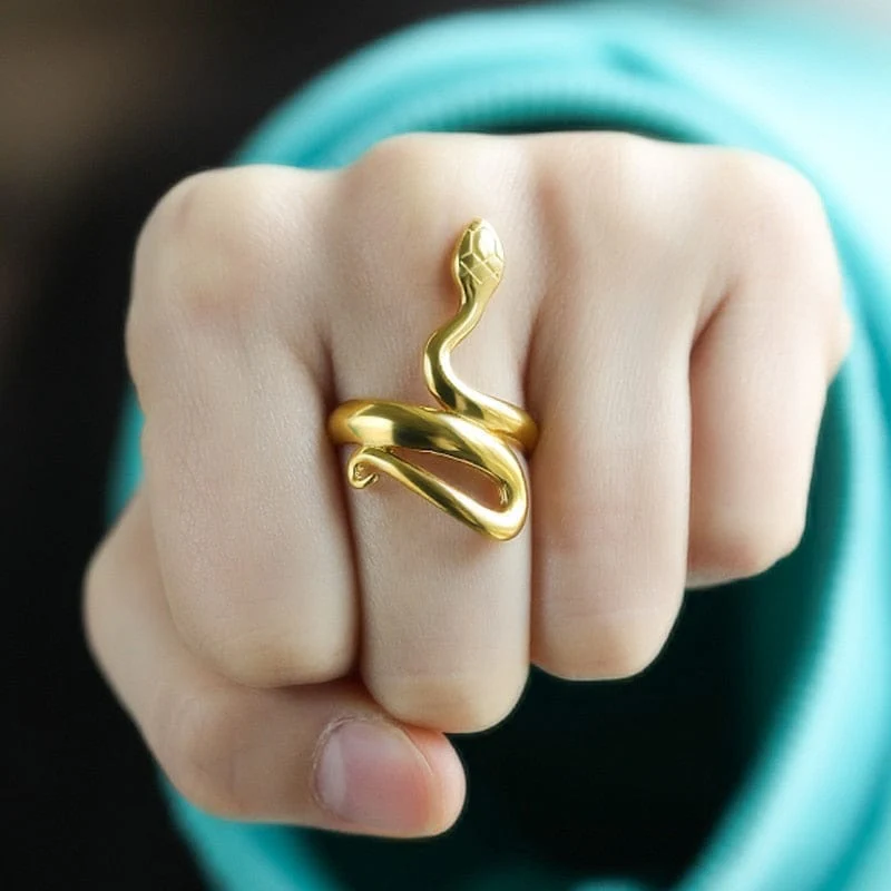 Bague Serpent Or - Image 2