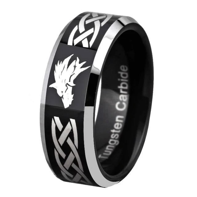 Bague Viking Loup Fenrir