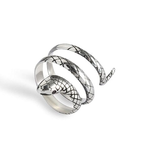 Bague Serpent Jormungand (Argent)