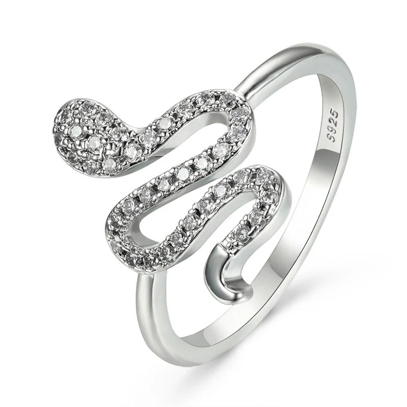 Bague Serpent Traditionnel (Argent)
