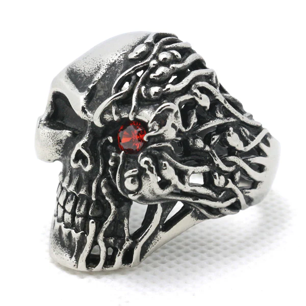 Bague Skull de Loki en Acier Durable - Image 2