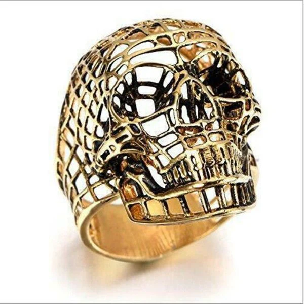 Bague Skull Odin en Acier - Image 3