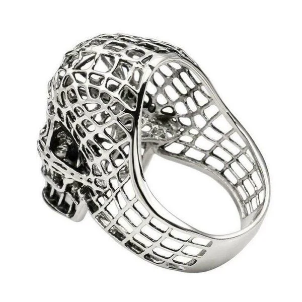 Bague Skull Odin en Acier - Image 4