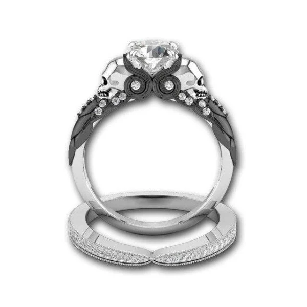 Bague Squelette Valkyrie pour Femme - Image 2