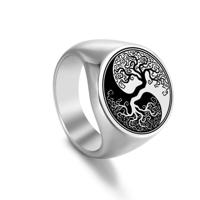 Bague Arbre De Vie En Yin Yang