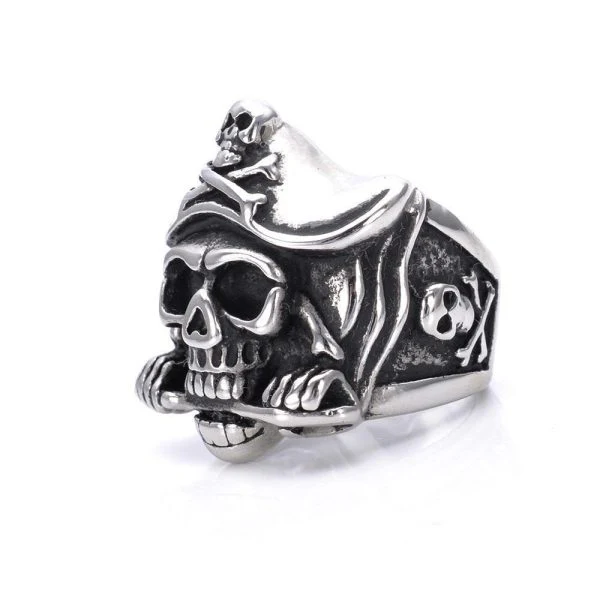 Bague Terreur de Loki en Acier
