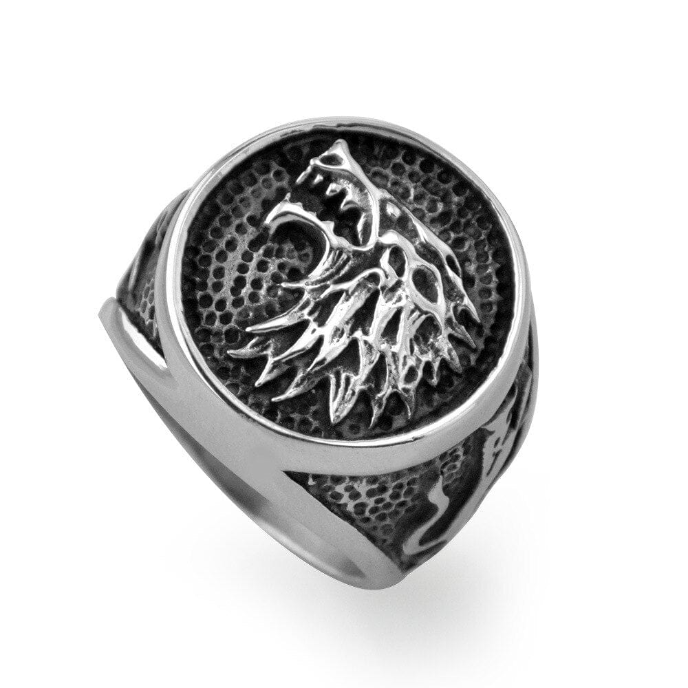 Bague Viking Loup Fenrir