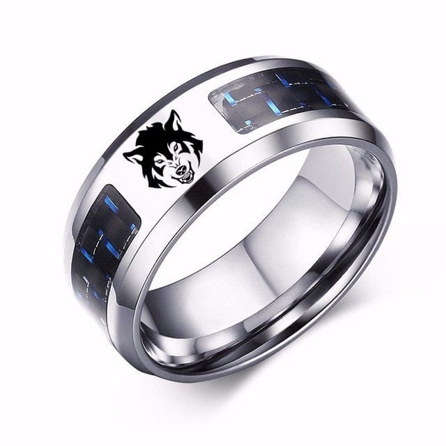Bague Viking Loup Fenrir