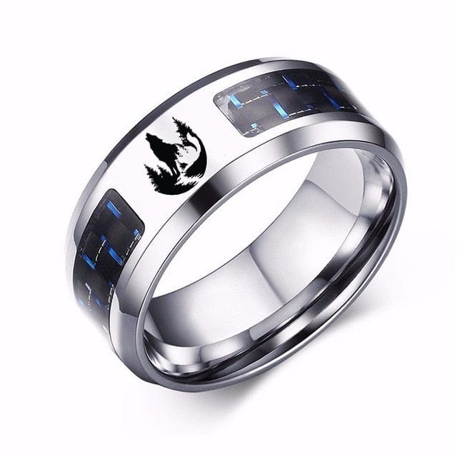 Bague Viking Loup Fenrir