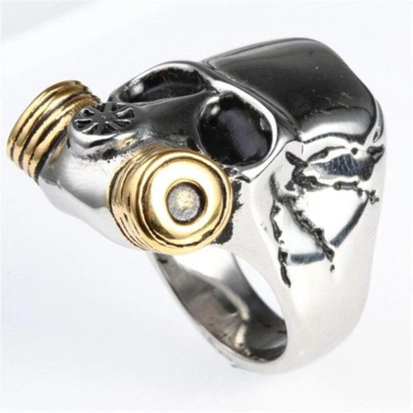 Bague Tête de Mort Cauchemar d’Acier - Image 2