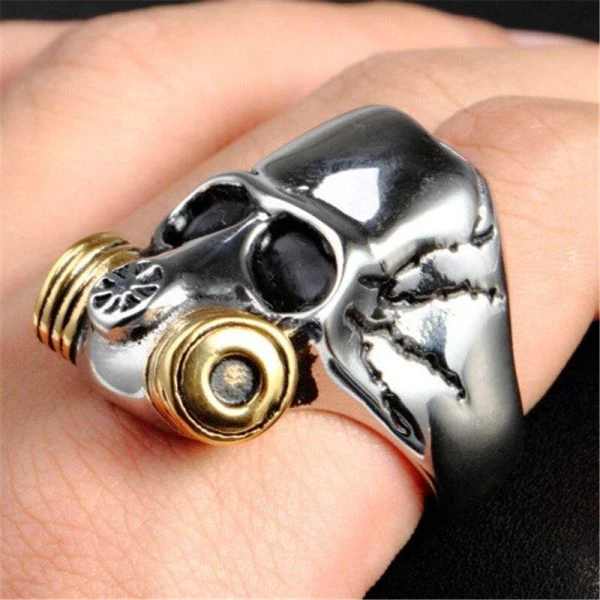 Bague Tête de Mort Cauchemar d’Acier - Image 5