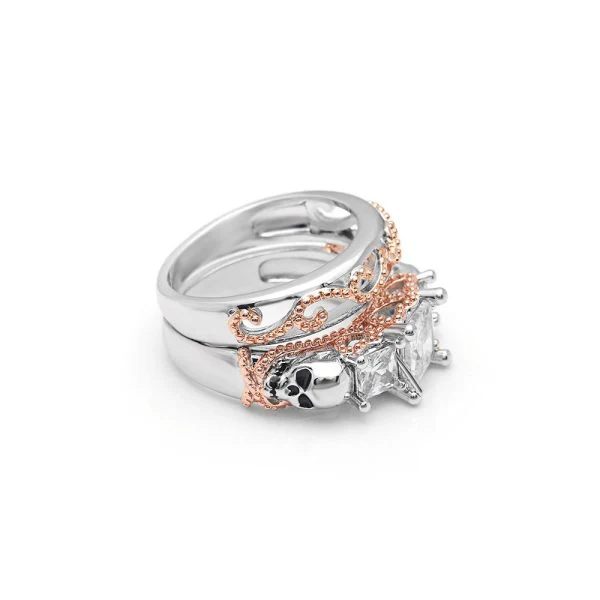 Bague Tête de Mort Chimère Sombre