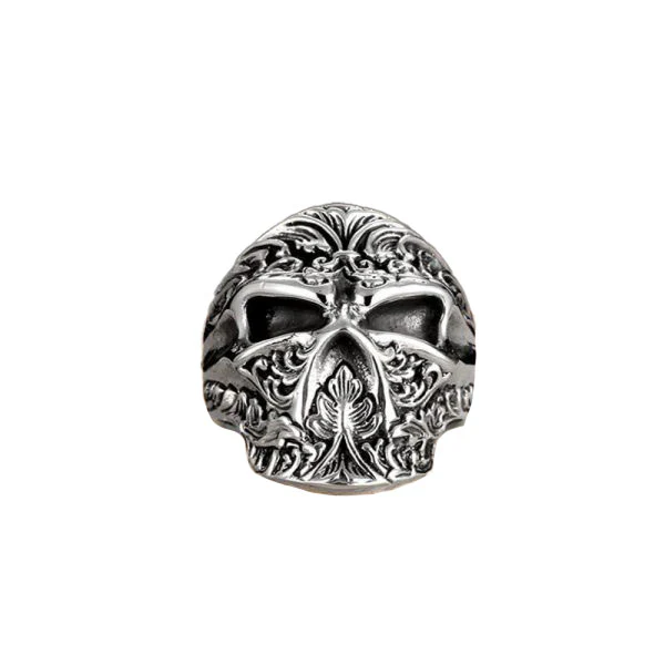 Bague Tête de Mort Éclat Sombre