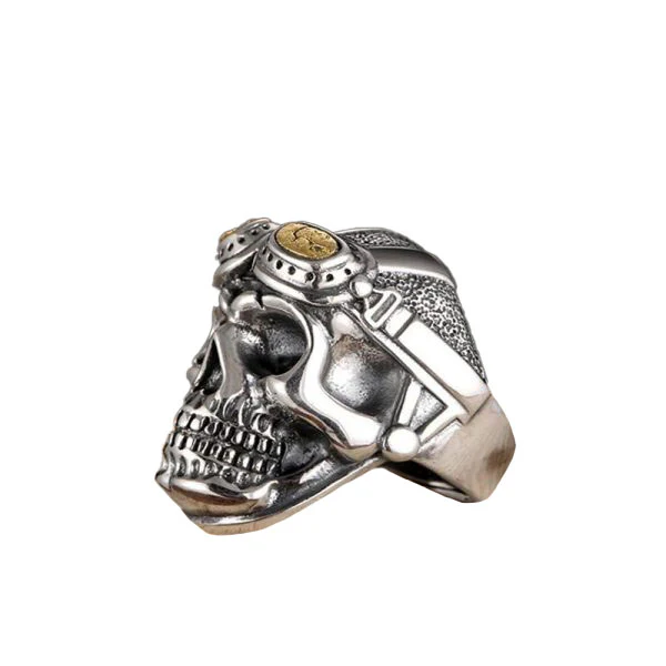 Bague Tête de Mort Héritage d’Acier - Image 2