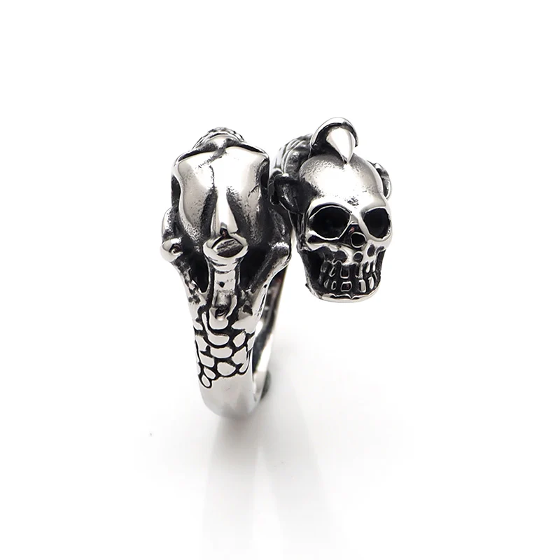 Bague Tête de Mort Souffle Maudit - Image 2