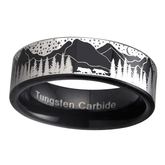 Bague Viking Loup Fenrir
