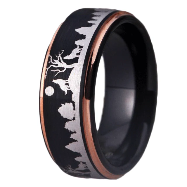 Bague Viking Loup Fenrir