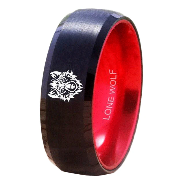 Bague Viking Loup Fenrir
