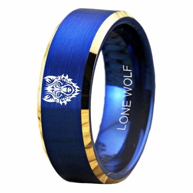 Bague Viking Loup Fenrir