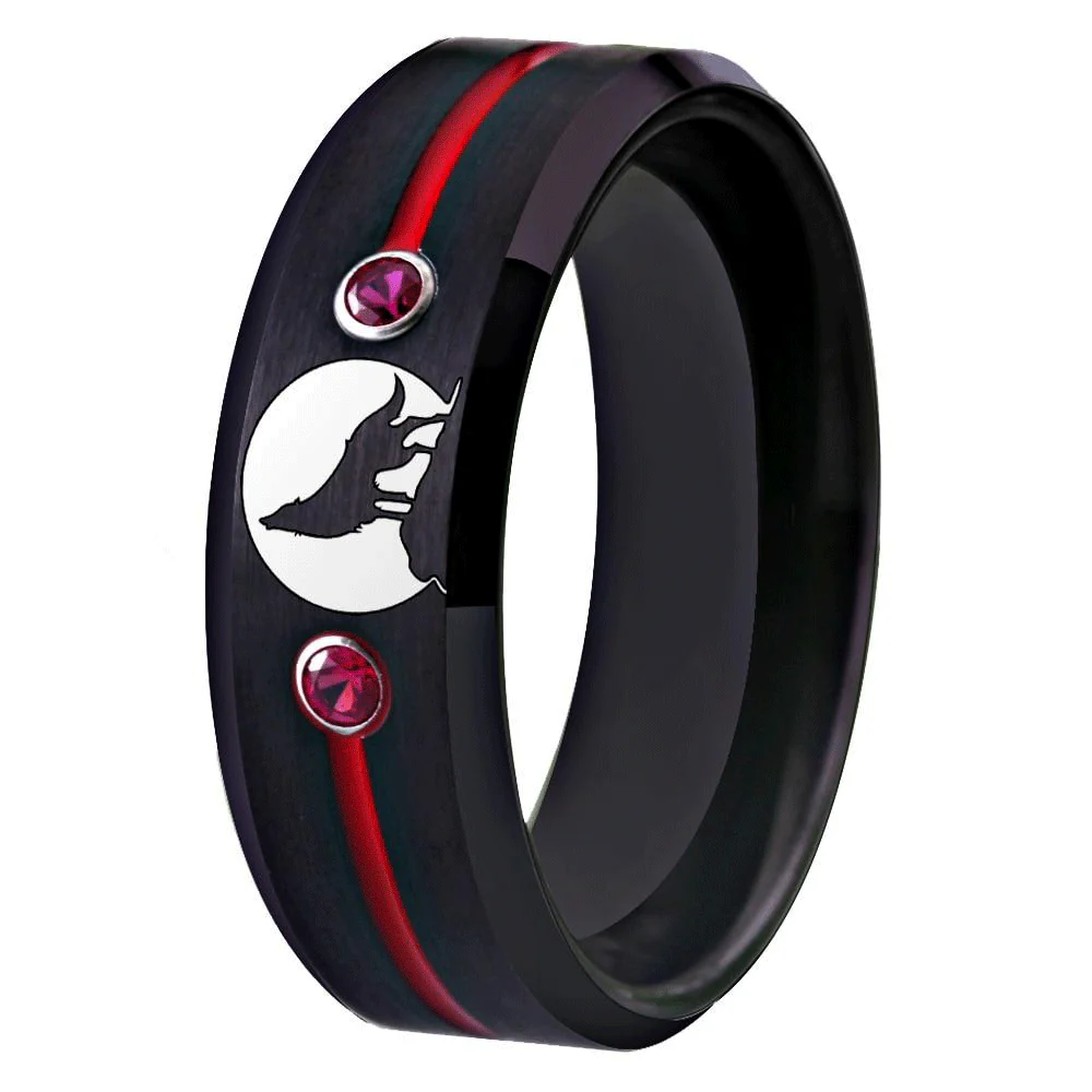 Bague Viking Loup Fenrir